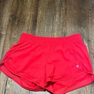 Athleta Running Shorts Women's S RED EUC